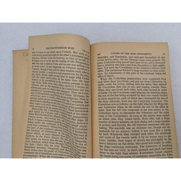 Peloponnesian War By Thucydides Library College Editions Vintage Paperback 1951 - Picture 16 of 16